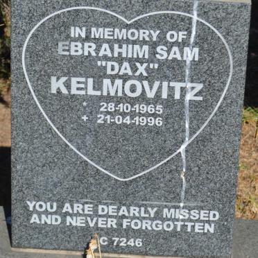 KELMOVITZ Ebrahim Sam 1965-1996