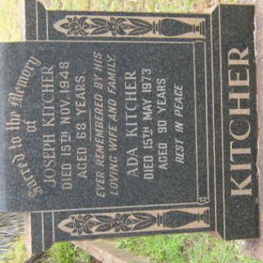 KITCHER Joseph -1948 &amp; Ada -1973
