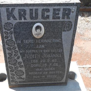 KRUGER Judith Johanna 1946-1966