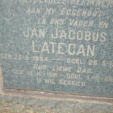 LATEGAN Jan Jacobus 1894-1956