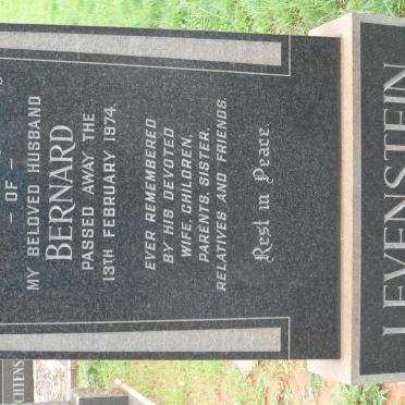 LEVENSTEIN Bernard -1974