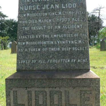 LIDDLE Jean -1909