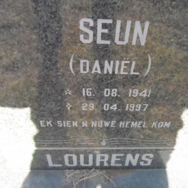 LOURENS Daniël 1941-1997