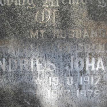 LONG Andries Johannes 1917-1975 &amp; Johanna Mary Kathleen 1919-
