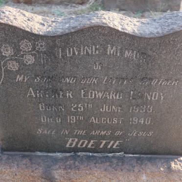 LUNDY Arther Edward 1933-1940