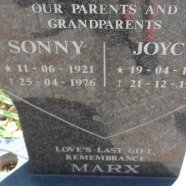 MARX Sonny 1921-1976 &amp; Joyce 1925-1998