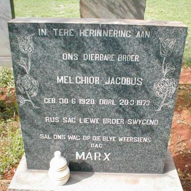 MARX Melchoir Jacobus 1920-1973