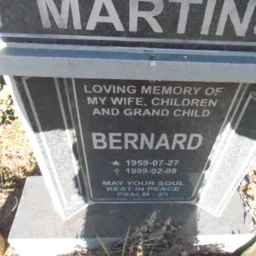 MARTINS Bernard 1959-1999