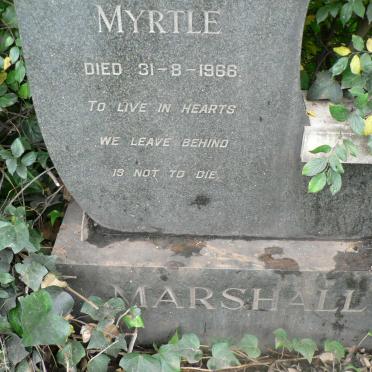 MARSHALL Myrtle -1966
