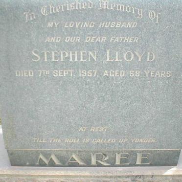 MAREE Stephen Lloyd -1957