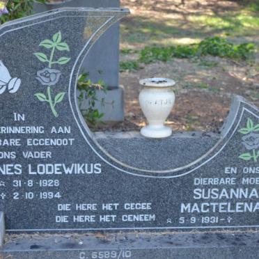 MARAIS Johannes Lodewikus 1928-1994 &amp; Susanna Magtelena 1931- :: MARAIS Ernst Jacobus 1926-2003