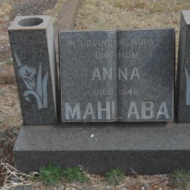 MAHLABA Anna -1948