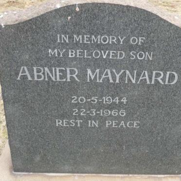 MAYNARD Abner 1944-1966