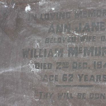 McMURRAY Ann Jane -1946