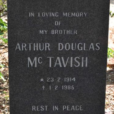 McTAVISH Arthur Douglas 1914-1985