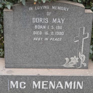 McMENAMIN Doris May 1911-1980