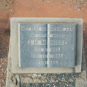 MENNIGKE J.H. 1885-1945