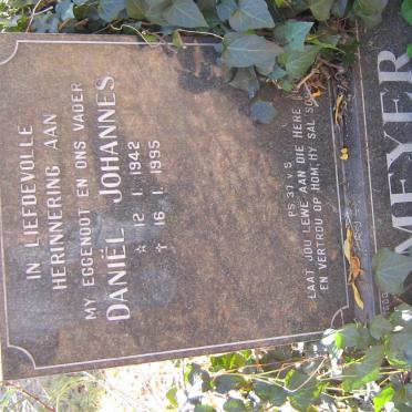 MEYER Daniël Johannes 1942-1995