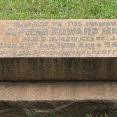 MILLER Afred Edward -1918