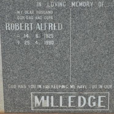 MILLEDGE Robert Alfred 1925-1990