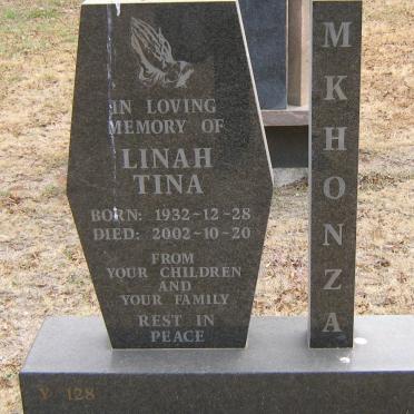 MKHONZA Linah Tina 1932-2002