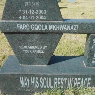 MKHWANAZI Faro Gqola 2003-2004