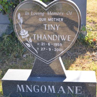 MNGOMANE Tiny Thandiwe 1959-2001