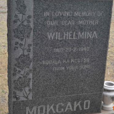 MOKGAKO Wilhelmina -1940