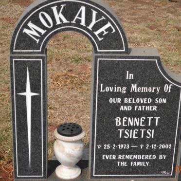 MOKAYE Bennett Tsietsi 1973-2002