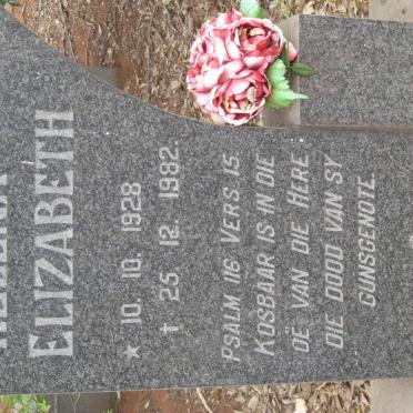 MULLER Helena Elizabeth 1928-1982