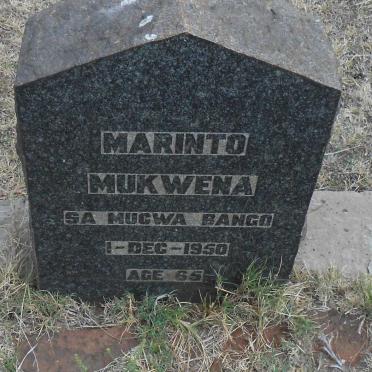 MUKWENA Marinto -1950