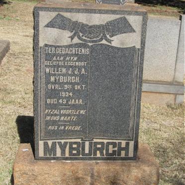 MYBURGH Willem J.J.A. -1934