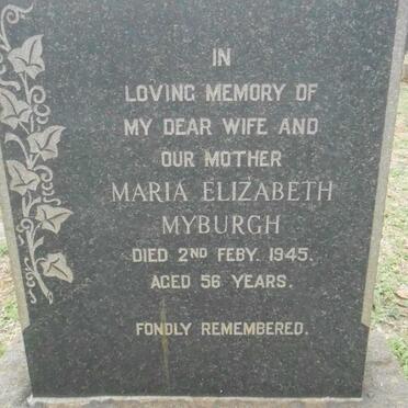 MYBURGH Maria Elizabeth -1945