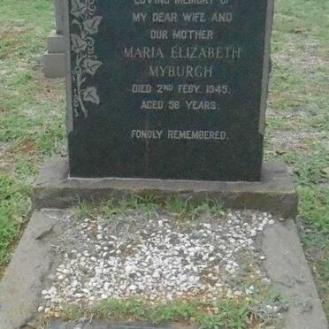 MYBURGH Maria Elizabeth -1945