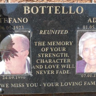 BOTTELLO Stefano 1923-1996 &amp; Ada 1925-2012