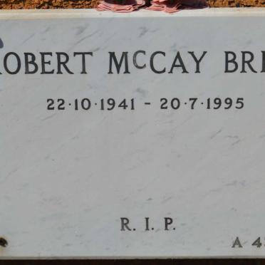 BRINE Robert McCay 1941-1995
