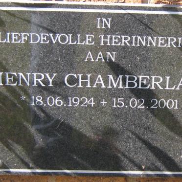 CHAMBERLAIN Henry 1924-2001