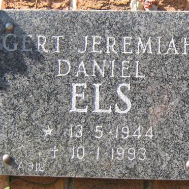 ELS Gert Jeremiah Daniel 1944-1993