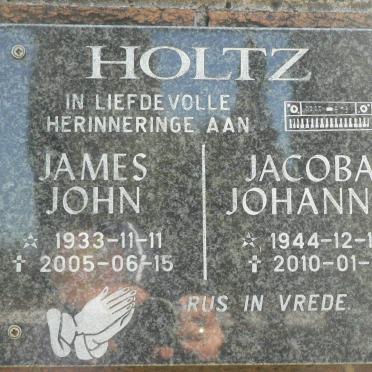 HOLTZ James John 1933-2005 &amp; Jacoba Johanna 1944-2010