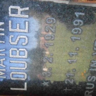 LOUBSER Martin 1929-1991