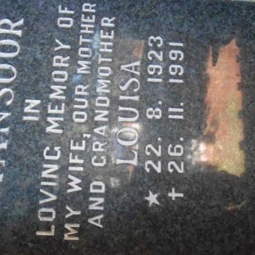 MANSOOR Louisa 1923-1991