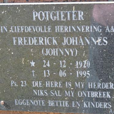 POTGIETER Frederick Johannes 1920-1995