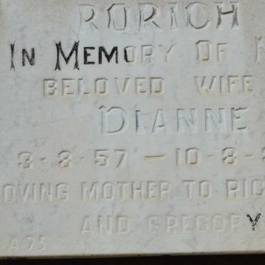 RORICH Dianne 1957-1984