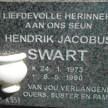 SWART Hendrik Jacobus 1973-1990