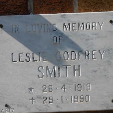 SMITH Leslie Godfrey 1919-1990