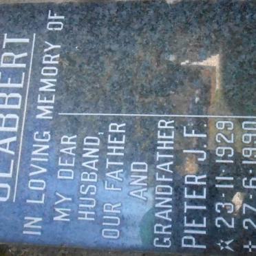 SLABBERT Pieter J.F. 1929-1990