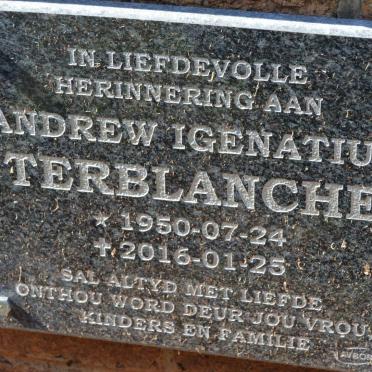 TERBLANCHE Andrew Igenatius 1950-2016