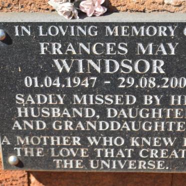 WINDSOR Frances May 1947-2002