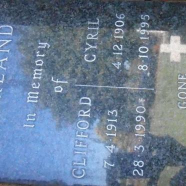 WARLAND Cyril 1906-1995 :: WARLAND Clifford 1913-1990