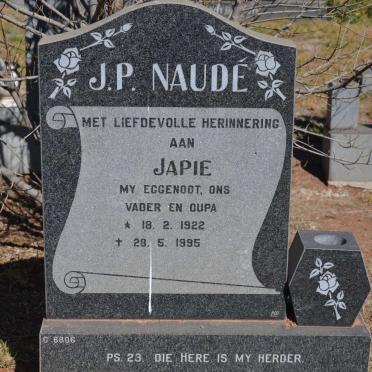 NAUDÉ J.P. 1922-1995